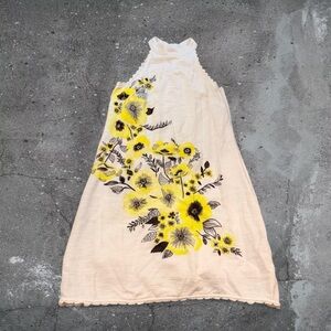 Anthropologie Embroidered Midi Dress Cottagecore Organic Girl Maeve Boho